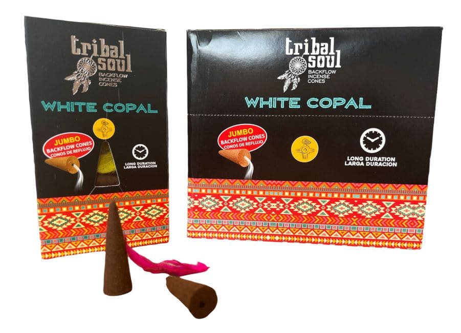 Weihrauch bei Tribal Soul Backflow Räucherstäbchen - White Copal