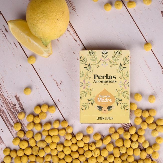 40 Perlen mit ätherischen Zitronenölen