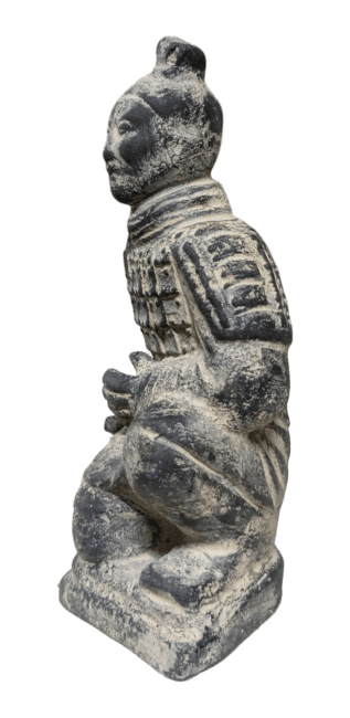 Weihrauch bei Schwarze kniende Bogenschützenstatue aus Terrakotta 15 cm|de