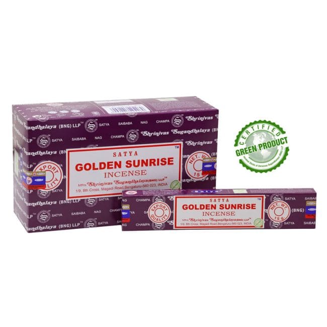 Räucherstäbchen Satya Golden Sunrise 15g