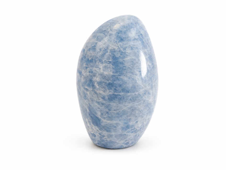 polierter blauer Kalzit 2,232 kg