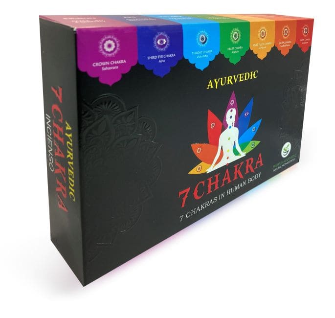 Ayurvedischer Räucherstäbchen 7 Chakra 15g