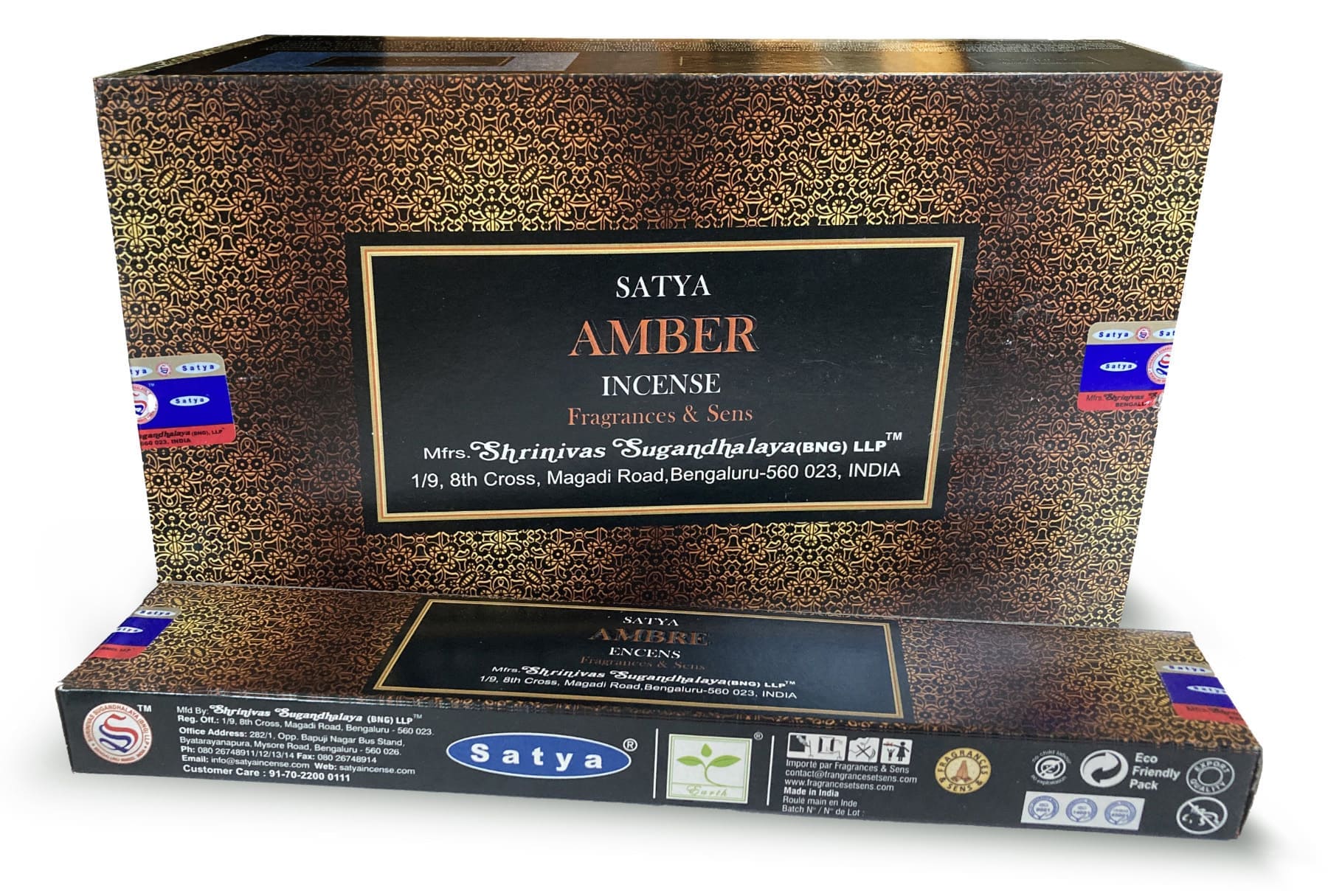 Weihrauch bei Räucherstäbchen Satya Fragrances & Sens Bernstein 15g