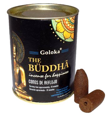 Goloka Buddha Rückflusskegel 6St