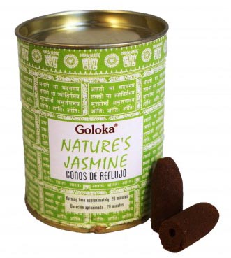 Goloka Nature's Jasmine Rückflusskegel 6 Stück