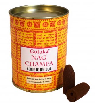 Goloka Nag Champa Rückflusskegel 6St
