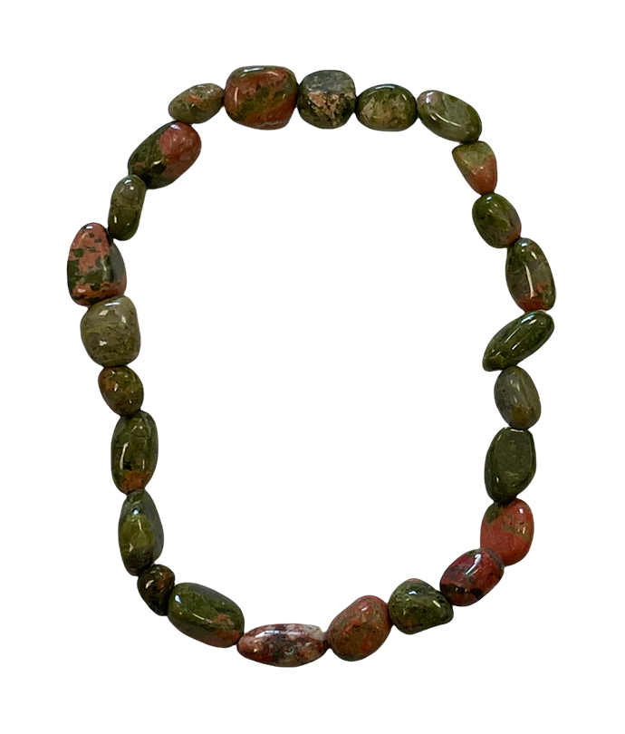 Armband der Unakite A Rolled Stones