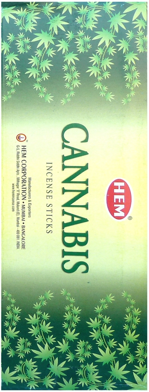 Räucherstäbchen Hem Cannabis Hexa 20g