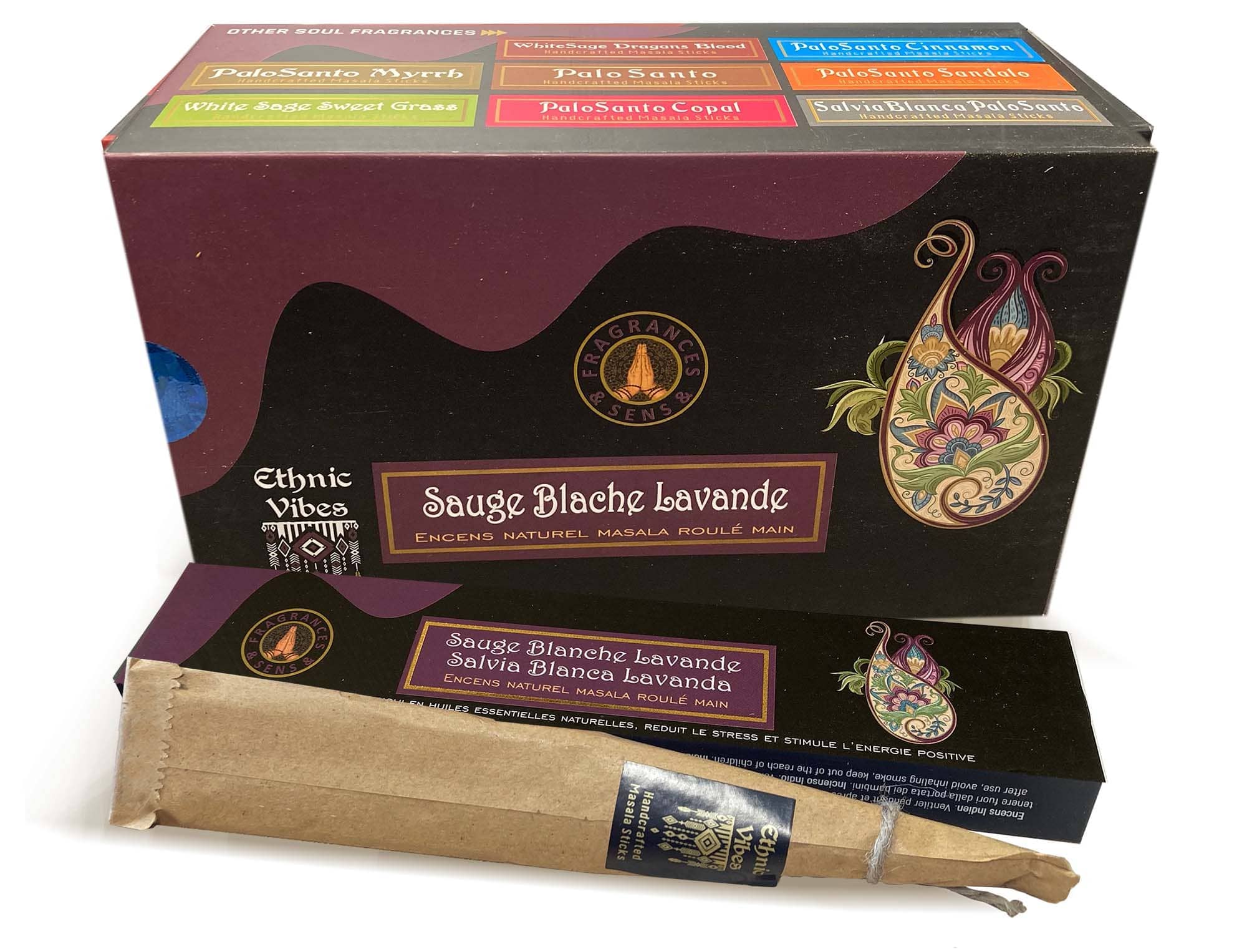 Weihrauch bei Weihrauch Fragrances & Sens Ethnic Vibes - Weißer Salbei & Lavendel masala 15g