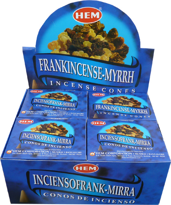 Frankincense Myrrh-Zapfen Hem Weihrauch