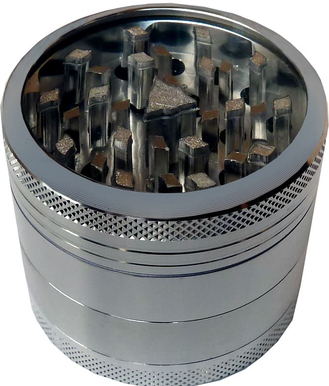 Transparenter Metallgrinder 4-teilig 50mm