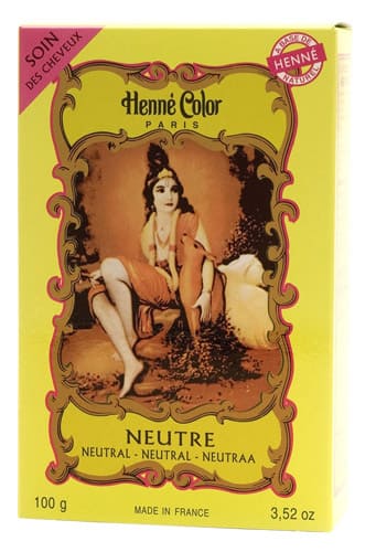 Packung mit 6 Henna farbneutrale Farbe 100g