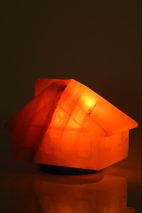 Selbstgemachte Salzlampe 15 kg