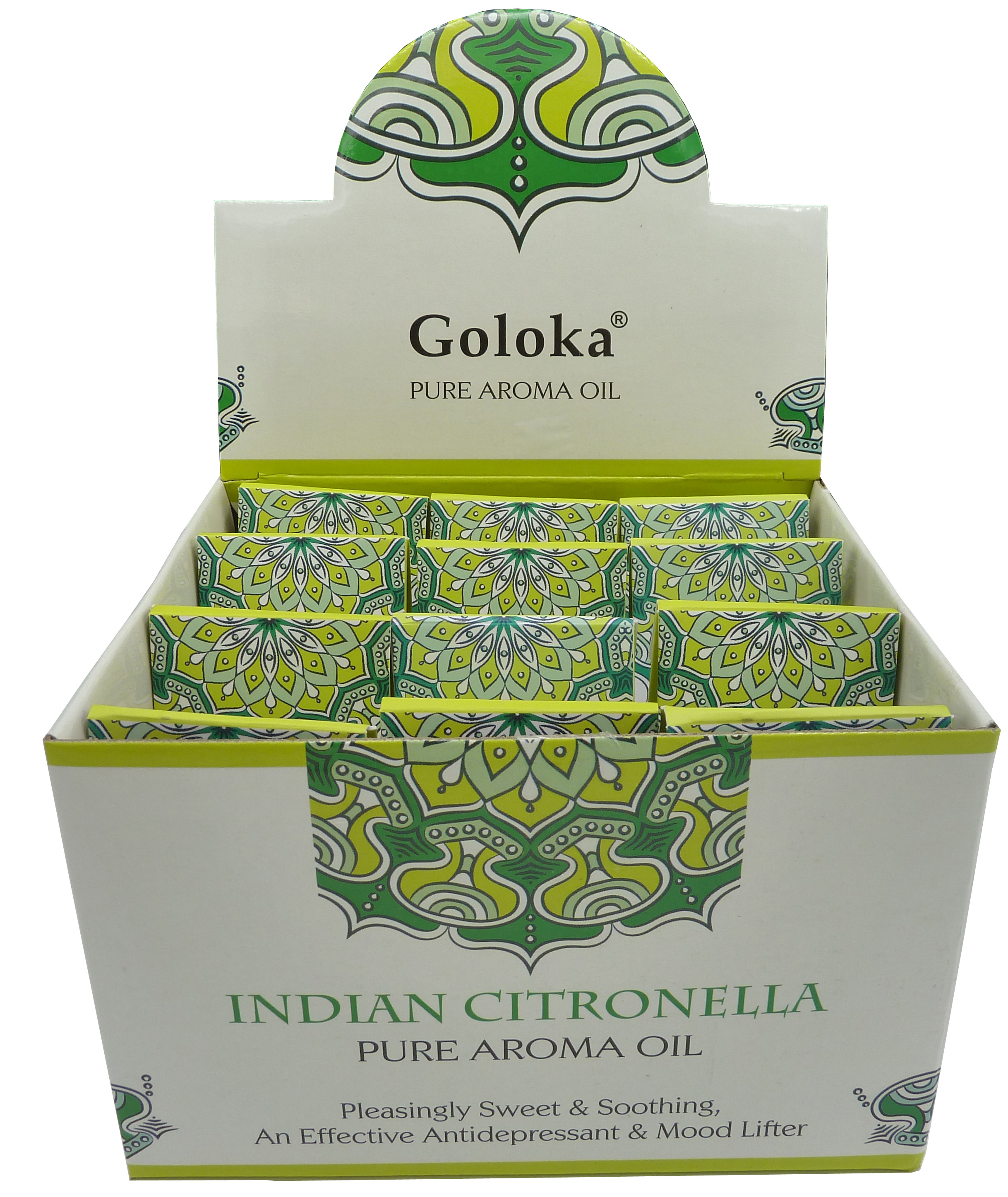 Goloka Zitronengras Duftöl 10 ml x 12