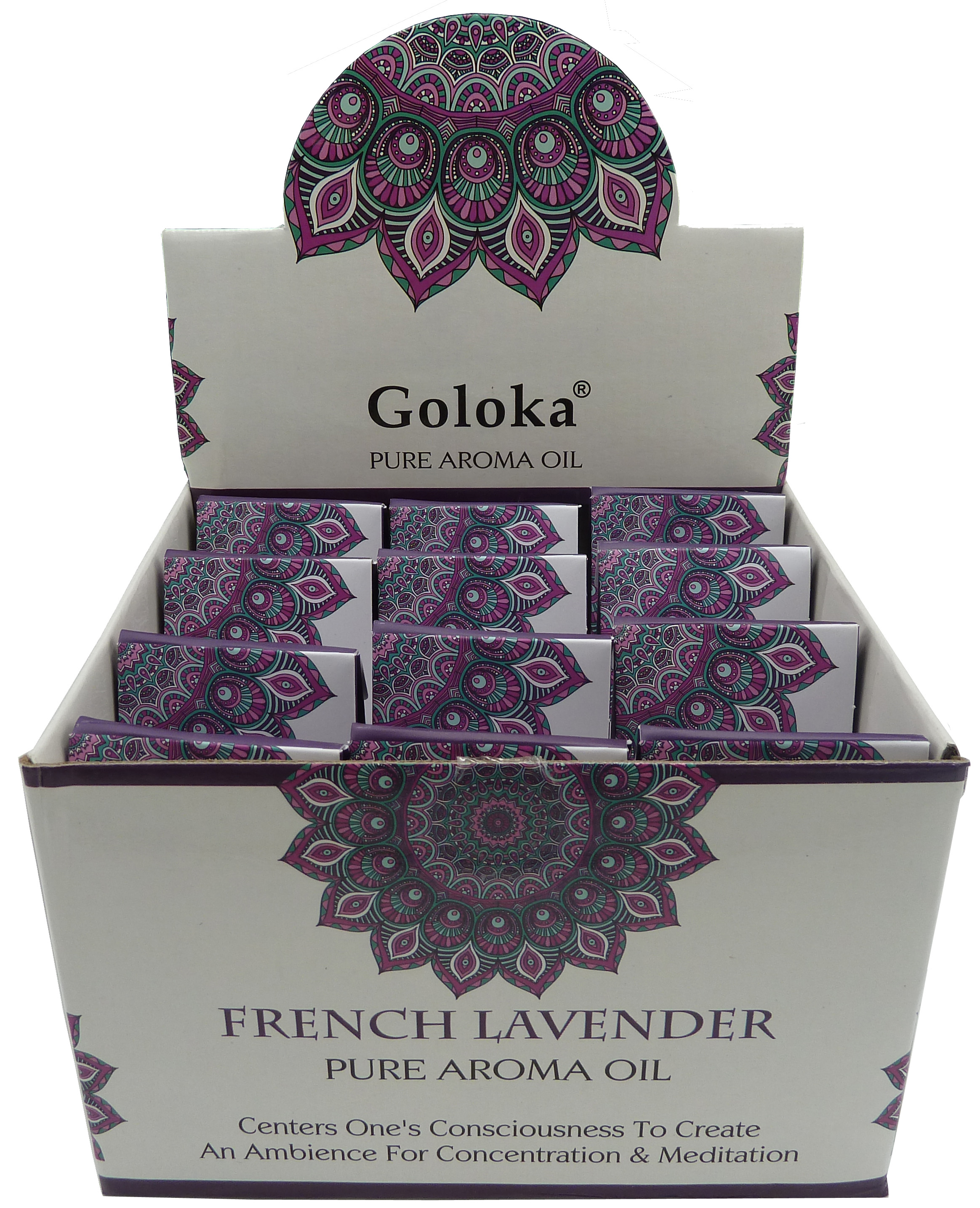 Goloka Lavender Scented Oil 10 ml x 12