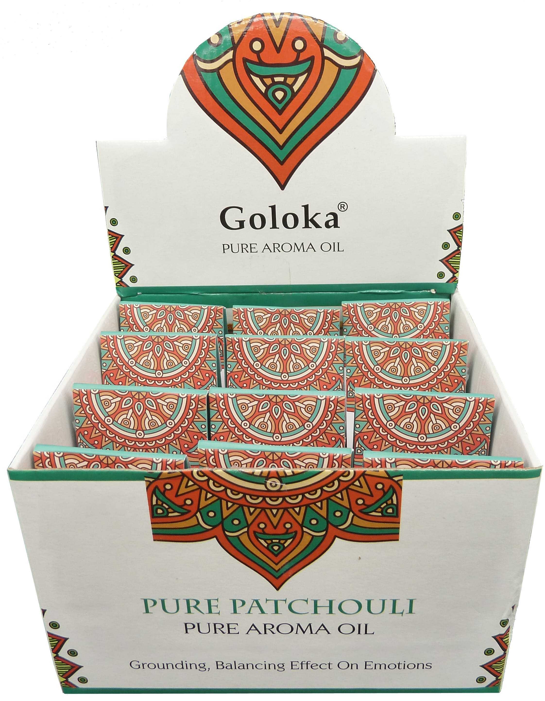 Goloka Patchouli Duftöl 10 ml x 12