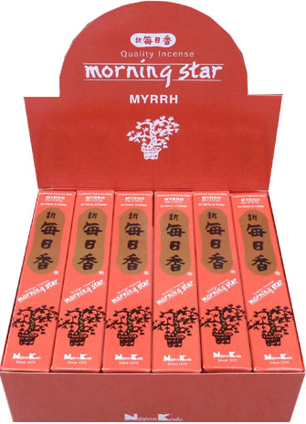 Japanische Weihrauch morning star myrrhe 50 Stück
