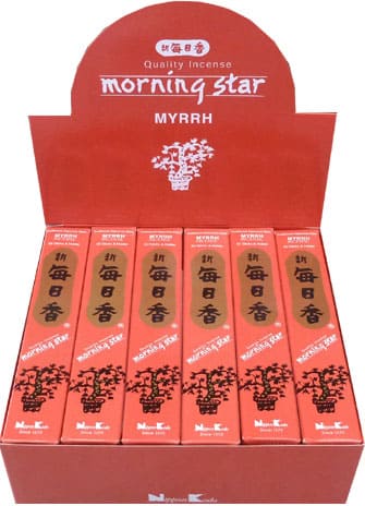 Japanische Weihrauch morning star myrrhe 50 Stück