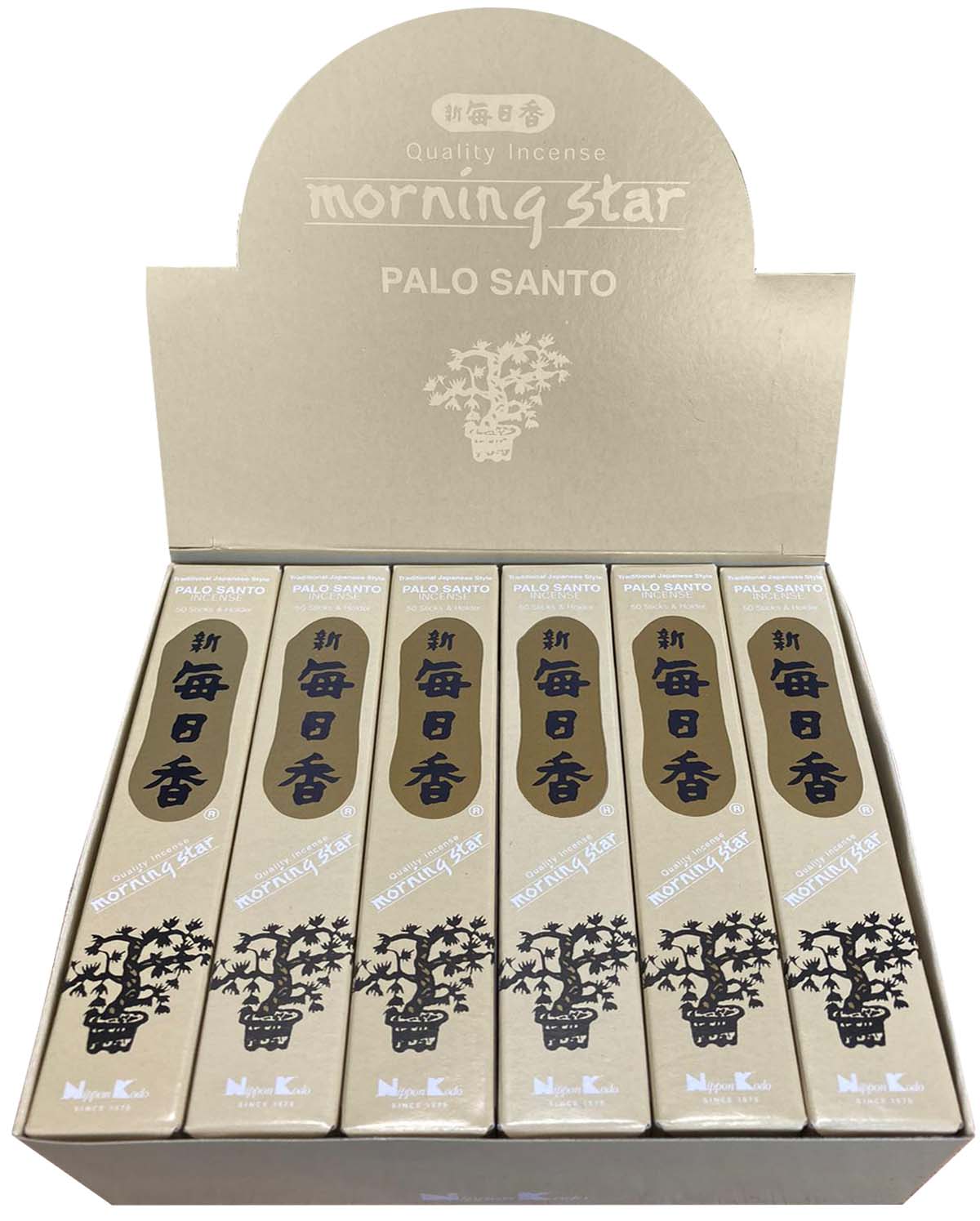 Japanischer Weihrauch morning star Palo Santo Packung mit 50 Stöcken