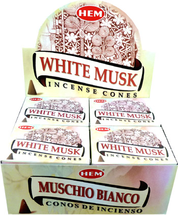 White Musk-Zapfen Hem Weihrauch
