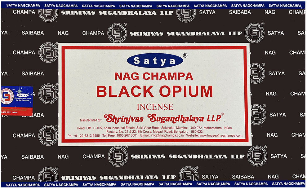 Satya Black Opium Weihrauch 15g
