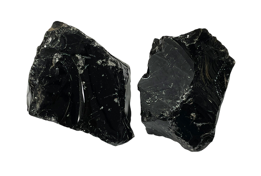 Kleine rohe Geräuchertes Obsidianpackung 1Kg