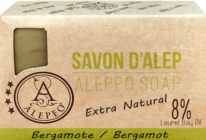 Alepposeife Alepeo Bergamotte 8% 100g