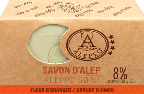 Alep Seife Alepeo Orangenblüte 8% 100g