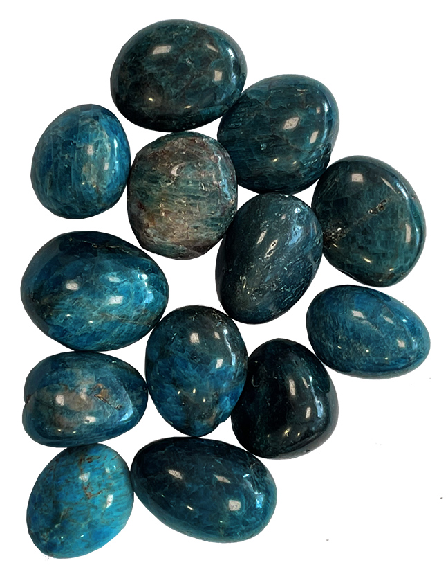 Apatite A gerollte Steine 2-3cm 250g