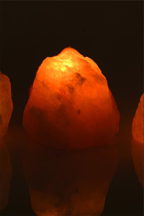 Kerzenhalter aus Natursalzkristall, Größe L, 2-3 kg