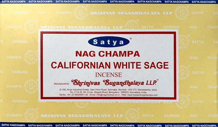 Satya Californian White Sage Weihrauch 15g