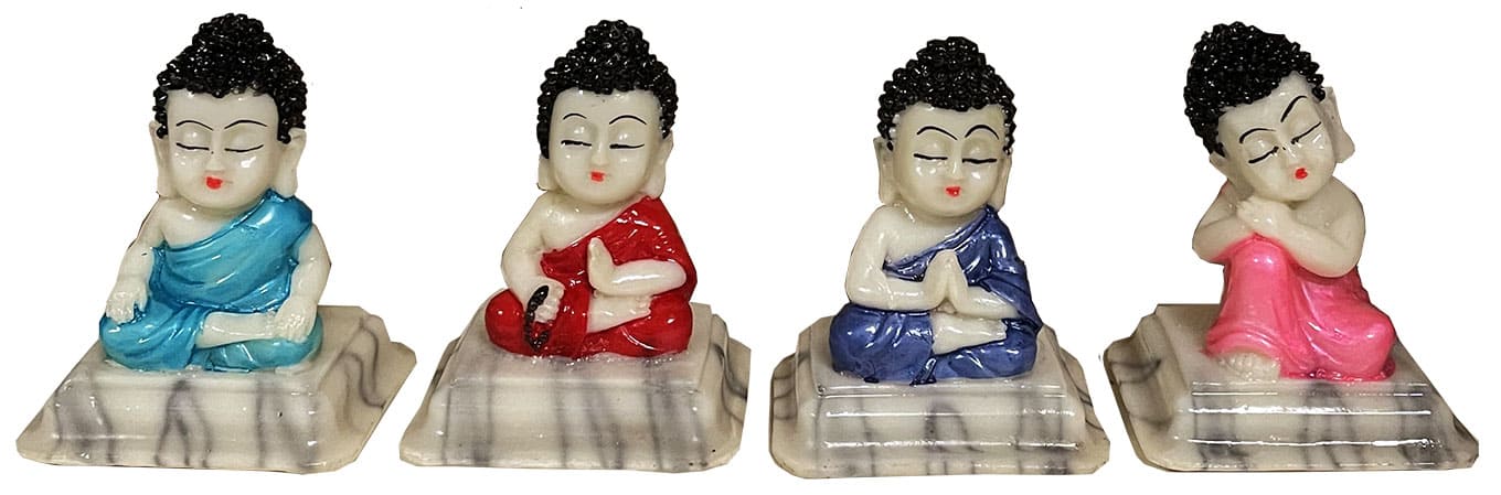 Buddha 4er Set 7.50cm