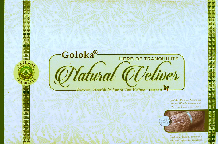 Goloka Vetiver natürlicher Weihrauch 15g