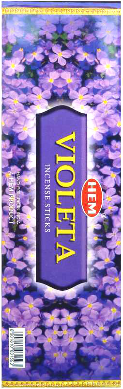 Violet Hexa Hem Räucherstäbchen 20g