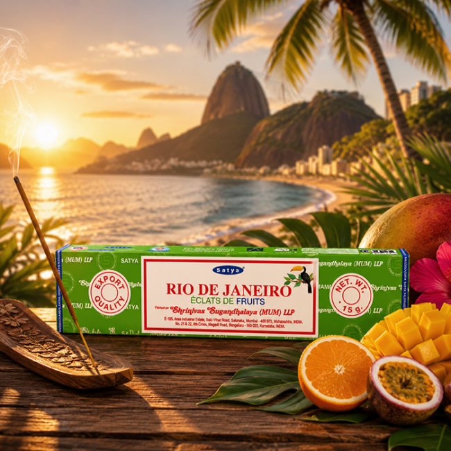 Weihrauch bei Satya Rio de Janeiro Masala Räucherstäbchen 15g|de