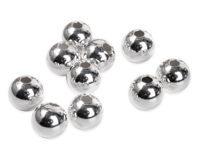 Weihrauch bei 925 Silber Charm Perlen Kugeln 8mm x 5
