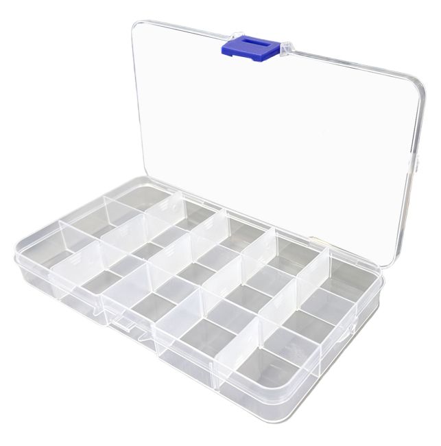 Aufbewahrungsbox für Kunststoffperlen, 15 Boxen x5