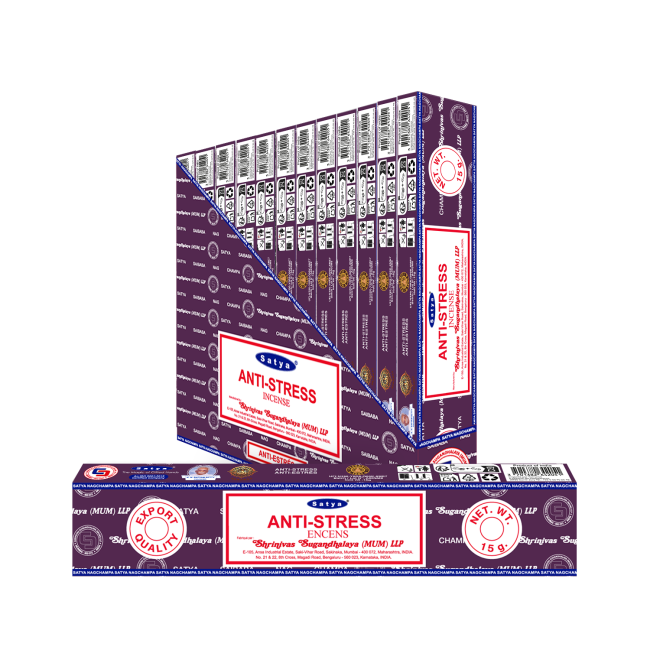 Satya Anti-Stress-Räucherstäbchen 15g 2026