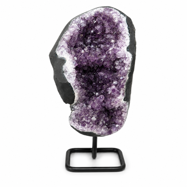 Brasilianische Amethyst-Geode A auf Sockel, 3,6 kg