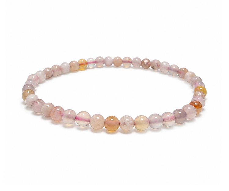 Kirschblütenachat A Armband 4-5mm Perlen