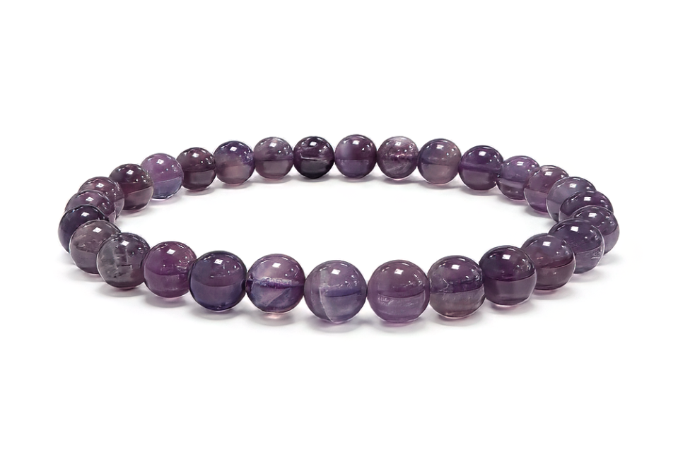 Weihrauch bei Amethyst Armband AB 6mm Perlen