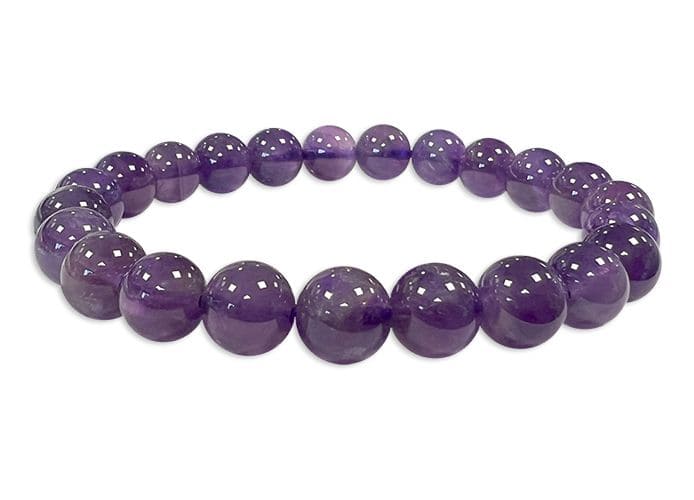 Amethyst-Armband AA-Perlen 8-9 mm