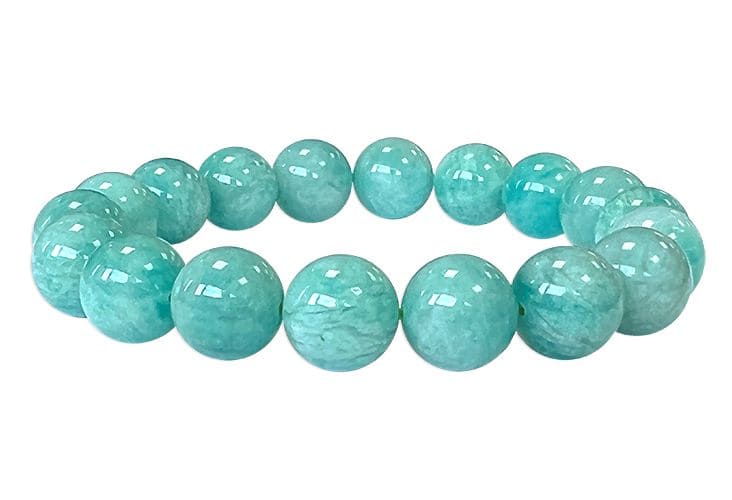 Peru Amazonite AA Perlen Armband 8mm