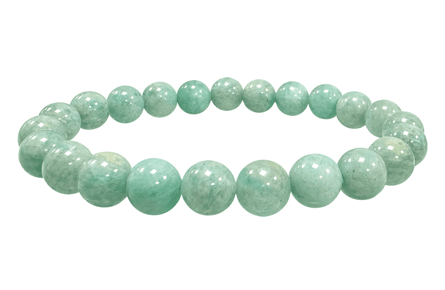 Peru Amazonite A Perlen Armband 8mm