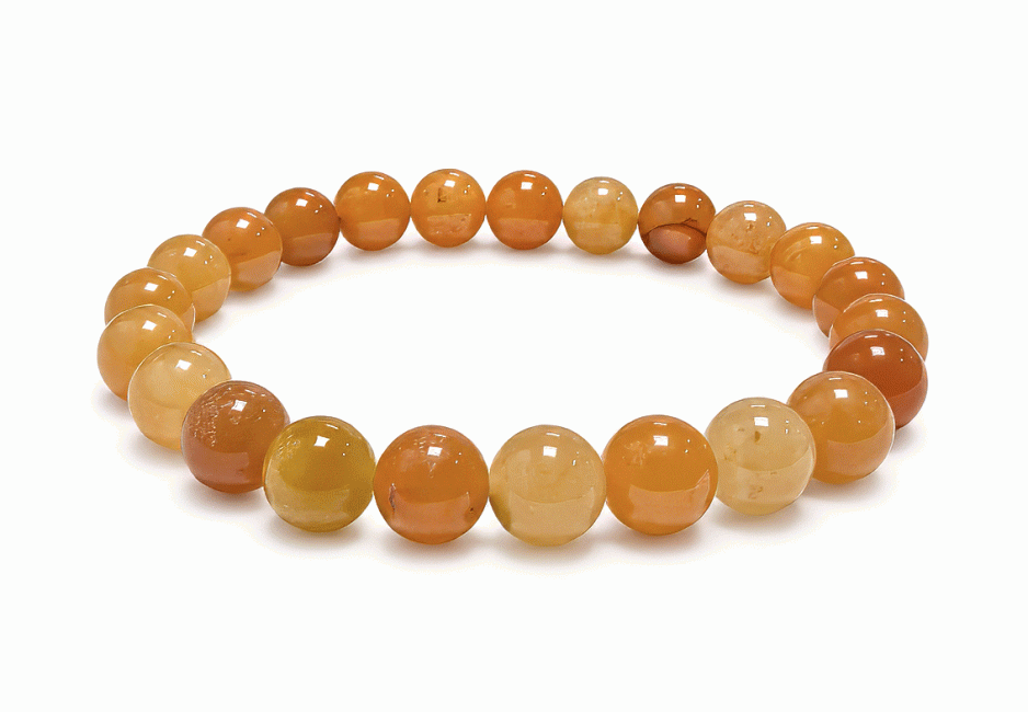 Weihrauch bei Orange Aventurin-Armband A 8mm Perlen