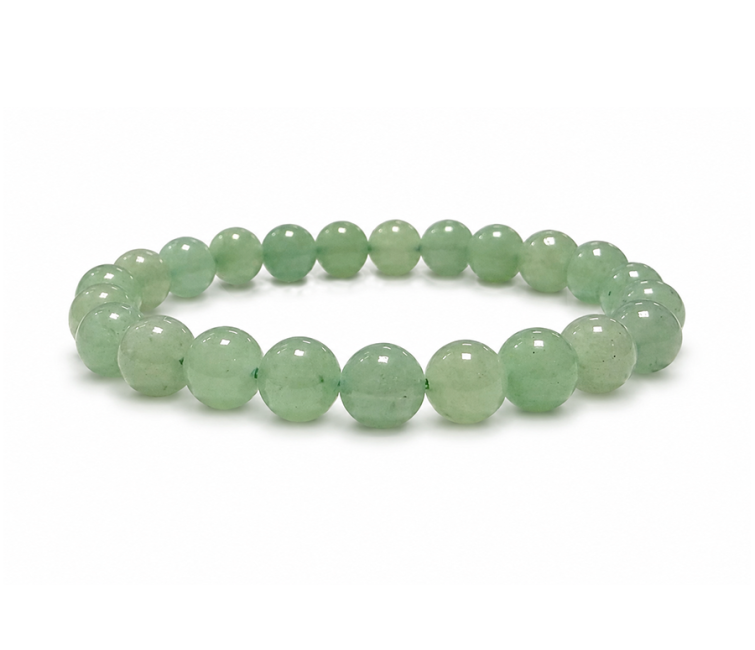 Grüner Aventurin Armband A 8mm Perlen