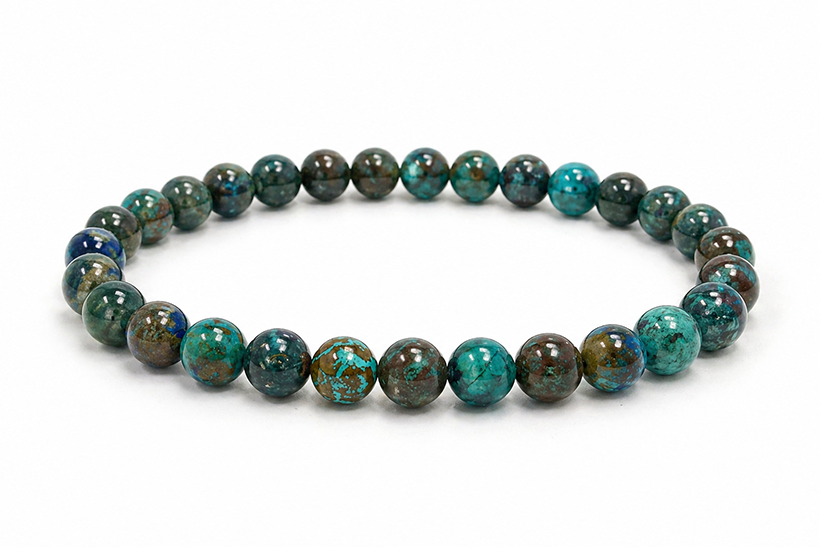 Weihrauch bei Türkischer Chrysokoll Armband AAAA 5-6mm Perlen