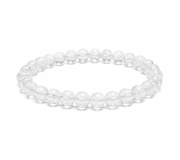 ergkristall-Armband A 6mm Perlen
