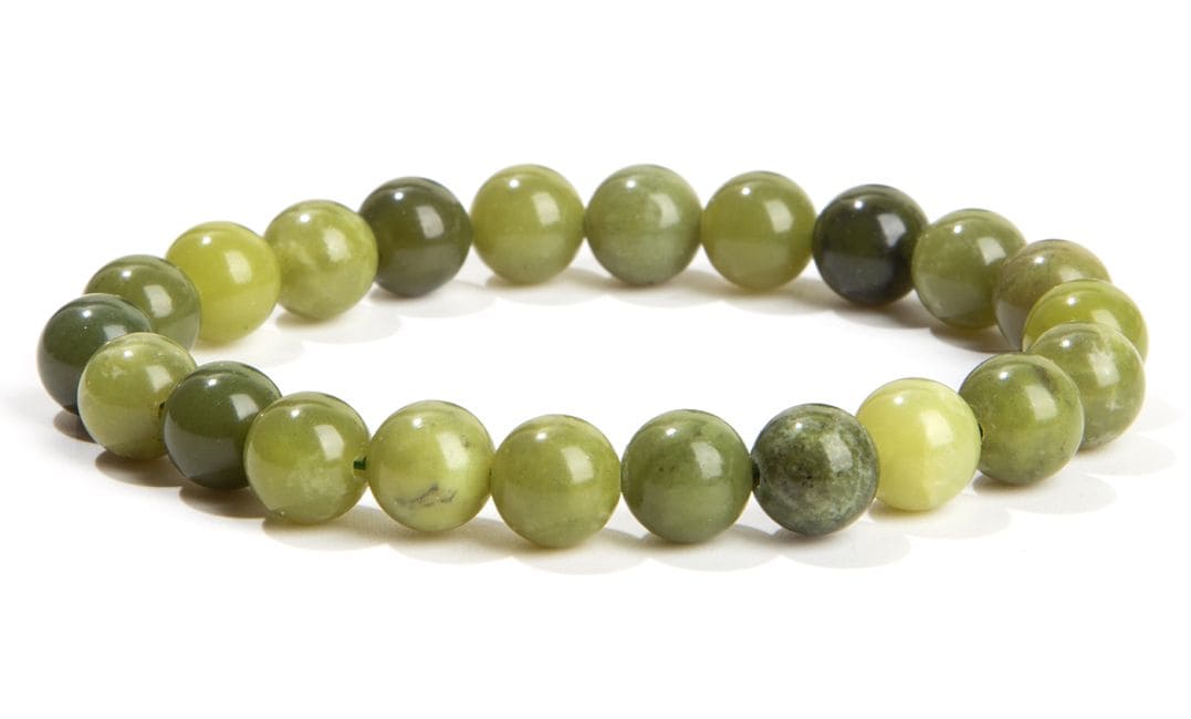 Armband Jade aus Kanada Perlen 8mm