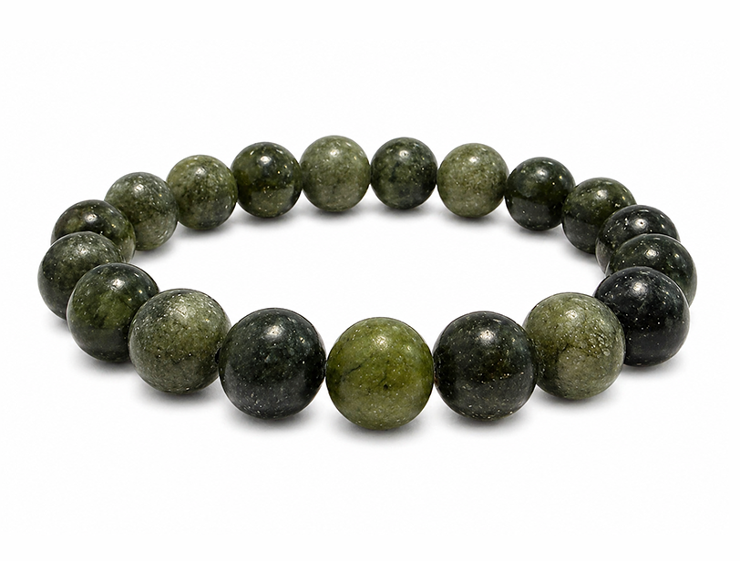 Nephrit-Jade-Armband A 10mm Perlen
